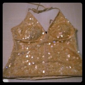 Sexy sequined top